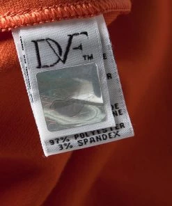 Diane Von Furstenberg Orange Jersey Kadijah Sleeveless Dress L For Women -Diane Von Furstenberg shop luxury women diane von furstenberg used clothes p115578 0005