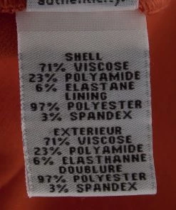 Diane Von Furstenberg Orange Jersey Kadijah Sleeveless Dress L For Women -Diane Von Furstenberg shop luxury women diane von furstenberg used clothes p115578 0007