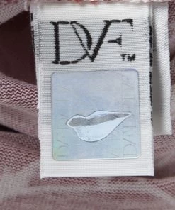 Diane Von Furstenberg Red And White Floral Print Faux Wrap Zoe Dress XS For Women -Diane Von Furstenberg shop luxury women diane von furstenberg used clothes p115817 005