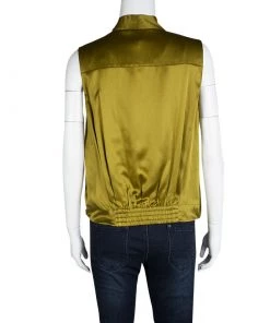 Diane Von Furstenberg Mustard Silk Sleeveless Draped New Issie Top M For Women 7 Diane Von Furstenberg Mustard Silk Sleeveless Draped New Issie Top M For Women -Diane Von Furstenberg shop luxury women diane von furstenberg used clothes p116005 003