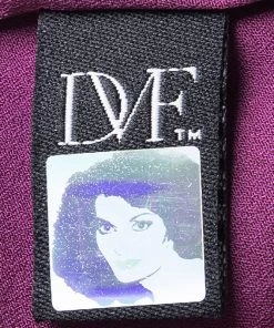 Diane Von Furstenberg Purple Silk Long Sleeve Florane Blouse S For Women -Diane Von Furstenberg shop luxury women diane von furstenberg used clothes p118266 005