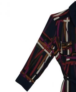 Diane Von Furstenberg 'Calzare' Geometric Print Shirt Dress L For Women 13 Diane Von Furstenberg 'Calzare' Geometric Print Shirt Dress L For Women -Diane Von Furstenberg shop luxury women diane von furstenberg used clothes p11982 005