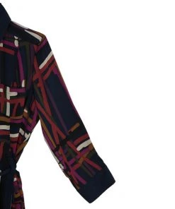 Diane Von Furstenberg 'Calzare' Geometric Print Shirt Dress L For Women 14 Diane Von Furstenberg 'Calzare' Geometric Print Shirt Dress L For Women -Diane Von Furstenberg shop luxury women diane von furstenberg used clothes p11982 006