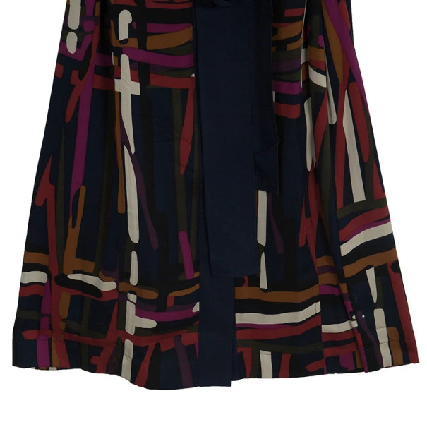Diane Von Furstenberg 'Calzare' Geometric Print Shirt Dress L For Women 9 Diane Von Furstenberg 'Calzare' Geometric Print Shirt Dress L For Women - Image 9