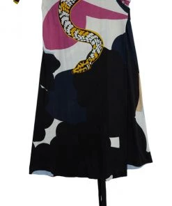 Diane Von Furstenberg 'Eve' Abstract Print Wrap Dress L For Women -Diane Von Furstenberg shop luxury women diane von furstenberg used clothes p11992 009