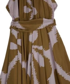 Diane Von Furstenberg 'Naro' Halterneck Dress L For Women -Diane Von Furstenberg shop luxury women diane von furstenberg used clothes p12639 007