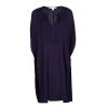 Diane Von Furstenberg Navy Blue Crepe Naz Kaftan Tunic M For Women