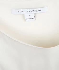 Diane Von Furstenberg White Lace Brylee Scalloped Top And Belita Skirt Set S For Women -Diane Von Furstenberg shop luxury women diane von furstenberg used clothes p131051 0008