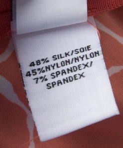 Diane Von Furstenberg Orange And White Printed New Della Dress M For Women -Diane Von Furstenberg shop luxury women diane von furstenberg used clothes p131551 0006