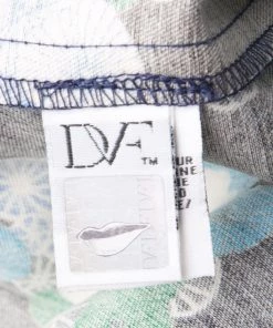 Diane Von Furstenberg Printed Wool Silk Long Sleeve Jewel Wrap Dress M For Women -Diane Von Furstenberg shop luxury women diane von furstenberg used clothes p133841 0005