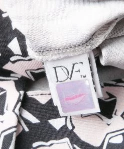 Diane Von Furstenberg Abstract Floral Printed Silk Jersey New Julian Two Wrap Dress M For Women -Diane Von Furstenberg shop luxury women diane von furstenberg used clothes p133844 0005