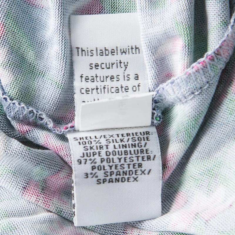 Diane Von Furstenberg Navy Blue Zen Floral Print Irina Wrap Dress L For Women 6 Diane Von Furstenberg Navy Blue Zen Floral Print Irina Wrap Dress L For Women - Image 6