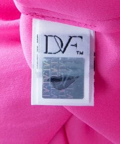 Diane Von Furstenberg Pink Silk Tie Detail Grandie Blouse L For Women -Diane Von Furstenberg shop luxury women diane von furstenberg used clothes p135740 0005