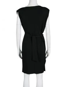 Diane Von Furstenberg Black Cowl Neck Waist Tie Detail Phiala Dress M For Women 7 Diane Von Furstenberg Black Cowl Neck Waist Tie Detail Phiala Dress M For Women -Diane Von Furstenberg shop luxury women diane von furstenberg used clothes p137910 0003
