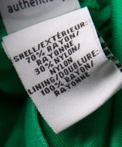 Diane Von Furstenberg Green Zarita Long Sleeve Lace Dress L For Women -Diane Von Furstenberg shop luxury women diane von furstenberg used clothes p139741 0006