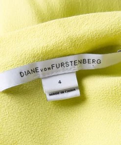 Diane Von Furstenberg Yellow Sleeveless Drop Waist Belted Gagon Dress S For Women 12 Diane Von Furstenberg Yellow Sleeveless Drop Waist Belted Gagon Dress S For Women -Diane Von Furstenberg shop luxury women diane von furstenberg used clothes p139923 0006