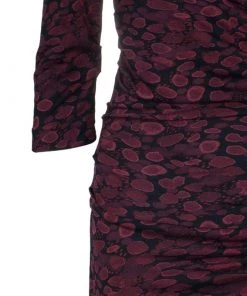 Diane Von Furstenberg Red Bentley Ruched Dress M For Women 15 Diane Von Furstenberg Red Bentley Ruched Dress M For Women -Diane Von Furstenberg shop luxury women diane von furstenberg used clothes p1424 006