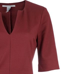 Diane Von Furstenberg Aurora Wool Sheath Dress L For Women -Diane Von Furstenberg shop luxury women diane von furstenberg used clothes p1442 0004