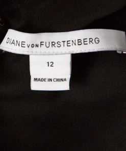 Diane Von Furstenberg Black Floral Lace Scallop Trim Detail Zarita Maxi Dress L For Women 13 Diane Von Furstenberg Black Floral Lace Scallop Trim Detail Zarita Maxi Dress L For Women -Diane Von Furstenberg shop luxury women diane von furstenberg used clothes p148133 0006