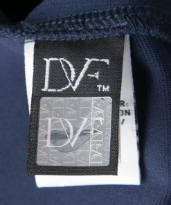 Diane Von Furstenberg Navy Blue V-Neck Jeannie Dress M For Women 11 Diane Von Furstenberg Navy Blue V-Neck Jeannie Dress M For Women -Diane Von Furstenberg shop luxury women diane von furstenberg used clothes p152661 005