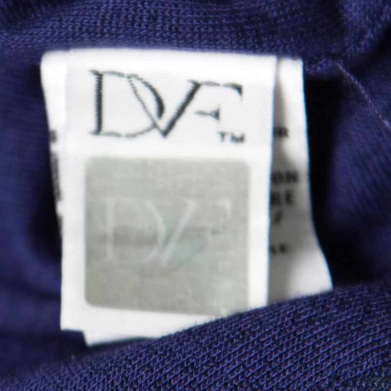 Diane Von Furstenberg Navy Blue Zarita Long Sleeve Lace Dress L For Women 5 Diane Von Furstenberg Navy Blue Zarita Long Sleeve Lace Dress L For Women - Image 5