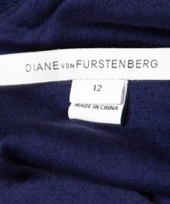 Diane Von Furstenberg Navy Blue Zarita Long Sleeve Lace Dress L For Women 12 Diane Von Furstenberg Navy Blue Zarita Long Sleeve Lace Dress L For Women -Diane Von Furstenberg shop luxury women diane von furstenberg used clothes p153576 006