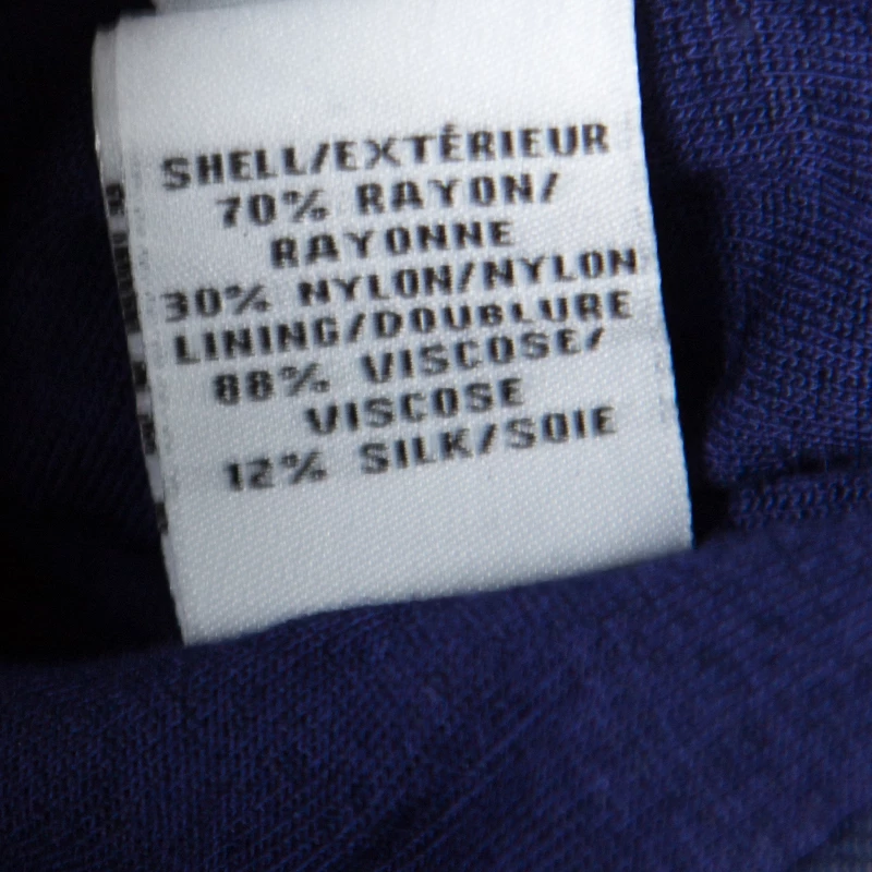 Diane Von Furstenberg Navy Blue Zarita Long Sleeve Lace Dress L For Women 7 Diane Von Furstenberg Navy Blue Zarita Long Sleeve Lace Dress L For Women - Image 7