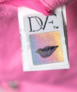 Diane Von Furstenberg Candy Pink Peated Plunge Neck Akahana Top XS For Women -Diane Von Furstenberg shop luxury women diane von furstenberg used clothes p161226 0005