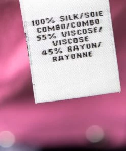 Diane Von Furstenberg Candy Pink Peated Plunge Neck Akahana Top XS For Women -Diane Von Furstenberg shop luxury women diane von furstenberg used clothes p161226 0007