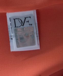 Diane Von Furstenberg Orange Long Sleeve Kea Dress M For Women -Diane Von Furstenberg shop luxury women diane von furstenberg used clothes p182335 006