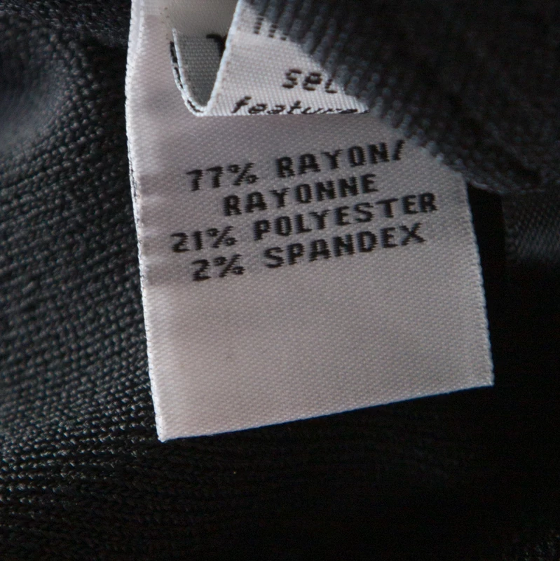 Diane Von Furstenberg Black Knit Perforated Trim Fit And Flare St.Petersburg Dress XS For Women 7 Diane Von Furstenberg Black Knit Perforated Trim Fit And Flare St.Petersburg Dress XS For Women - Image 7