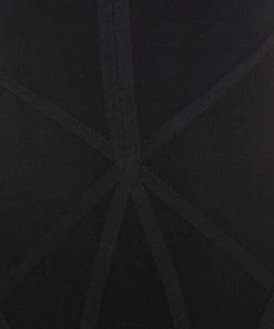 Diane Von Furstenberg Black Knit Perforated Trim Fit And Flare St.Petersburg Dress XS For Women 10 Diane Von Furstenberg Black Knit Perforated Trim Fit And Flare St.Petersburg Dress XS For Women -Diane Von Furstenberg shop luxury women diane von furstenberg used clothes p185511 005