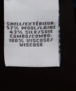 Diane Von Furstenberg Black And Blue Printed Wool And Silk Jewel Wrap Dress L For Women -Diane Von Furstenberg shop luxury women diane von furstenberg used clothes p195624 001