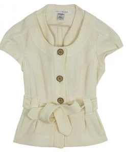 Diane Von Furstenberg Travis Short Sleeve Jacket S For Women