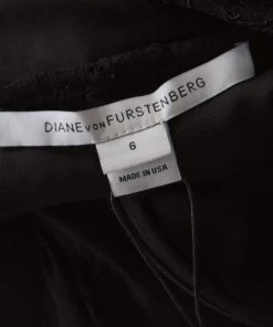 Diane Von Furstenberg Black Lace Open Back Evangelina Gown M For Women -Diane Von Furstenberg shop luxury women diane von furstenberg used clothes p208143 006