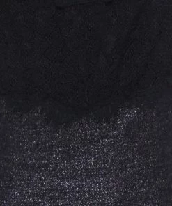 Diane Von Furstenberg Silver And Black Lace Paneled Olivette Sheath Dress M For Women 8 Diane Von Furstenberg Silver And Black Lace Paneled Olivette Sheath Dress M For Women -Diane Von Furstenberg shop luxury women diane von furstenberg used clothes p208684 003