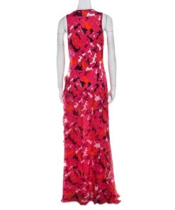 Diane Von Furstenberg Pink Silk Eden Garden Printed Davina Maxi Dress L For Women 8 Diane Von Furstenberg Pink Silk Eden Garden Printed Davina Maxi Dress L For Women -Diane Von Furstenberg shop luxury women diane von furstenberg used clothes p210479 001