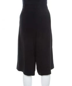 Diane Von Furstenberg Black Crepe Asheton Culottes M For Women -Diane Von Furstenberg shop luxury women diane von furstenberg used clothes p218408 003