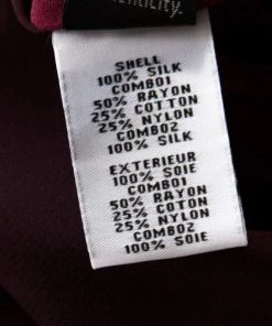 Diane Von Furstenberg Burgundy Silk And Lace Bodice Branwen Blouse L For Women -Diane Von Furstenberg shop luxury women diane von furstenberg used clothes p223672 001