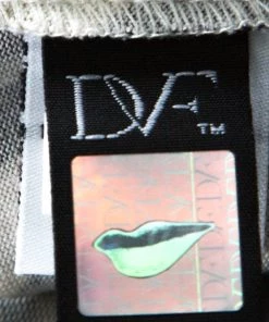 Diane Von Furstenberg Black & White Printed Silk Jersey Georgina Wrap Dress S For Women -Diane Von Furstenberg shop luxury women diane von furstenberg used clothes p225005 005