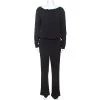 Diane Von Furstenberg Black Crepe Cynthia Jumpsuit S For Women