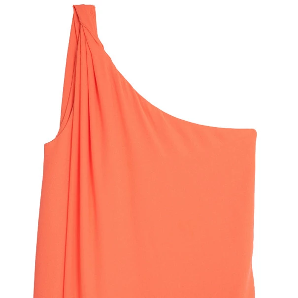 Diane Von Furstenberg Liluye One-Shoulder Crepe Wrap Dress M For Women 5 Diane Von Furstenberg Liluye One-Shoulder Crepe Wrap Dress M For Women - Image 5