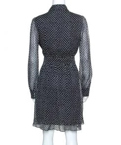 Diane Von Furstenberg Black Dot Print Silk Tie Neck Detail Arabella Dress M For Women 8 Diane Von Furstenberg Black Dot Print Silk Tie Neck Detail Arabella Dress M For Women -Diane Von Furstenberg shop luxury women diane von furstenberg used clothes p241276 007