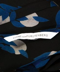 Diane Von Furstenberg Black Printed Silk Sleeveless Theresa Dress L For Women 9 Diane Von Furstenberg Black Printed Silk Sleeveless Theresa Dress L For Women -Diane Von Furstenberg shop luxury women diane von furstenberg used clothes p251237 004