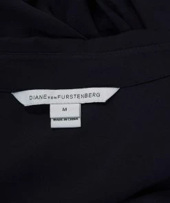 Diane Von Furstenberg Navy Blue Stretch Silk Lanzi Dress M For Women 10 Diane Von Furstenberg Navy Blue Stretch Silk Lanzi Dress M For Women -Diane Von Furstenberg shop luxury women diane von furstenberg used clothes p253276 003