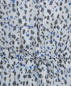 Diane Von Furstenberg White Printed Silk Off Shoulder Camila Dress S For Women -Diane Von Furstenberg shop luxury women diane von furstenberg used clothes p253431 001