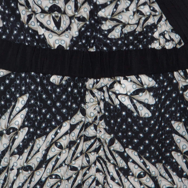 Diane Von Furstenberg Black Printed Silk Shany Jumpsuit M For Women 4 Diane Von Furstenberg Black Printed Silk Shany Jumpsuit M For Women - Image 4