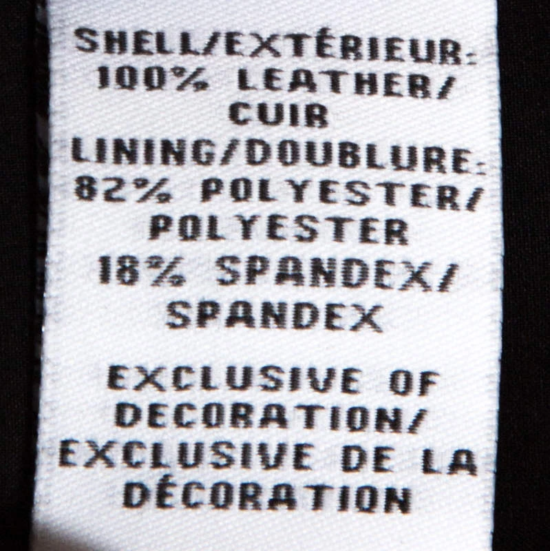 Diane Von Furstenberg Black Leather Studded Cocoa Jacket S For Women 6 Diane Von Furstenberg Black Leather Studded Cocoa Jacket S For Women - Image 6