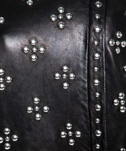 Diane Von Furstenberg Black Leather Studded Cocoa Jacket S For Women 9 Diane Von Furstenberg Black Leather Studded Cocoa Jacket S For Women -Diane Von Furstenberg shop luxury women diane von furstenberg used clothes p260424 007