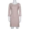 Diane Von Furstenberg Beige Lace Zarita Shift Dress M For Women